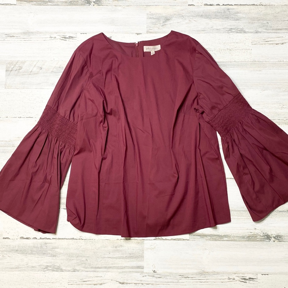 Philosophy Women’s Plus Size Bell Sleeve Shirt